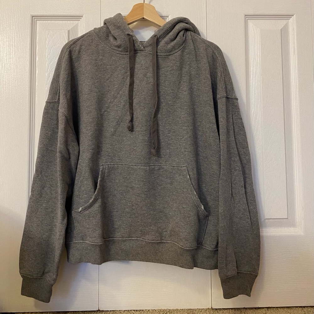 Dark grey hoodie